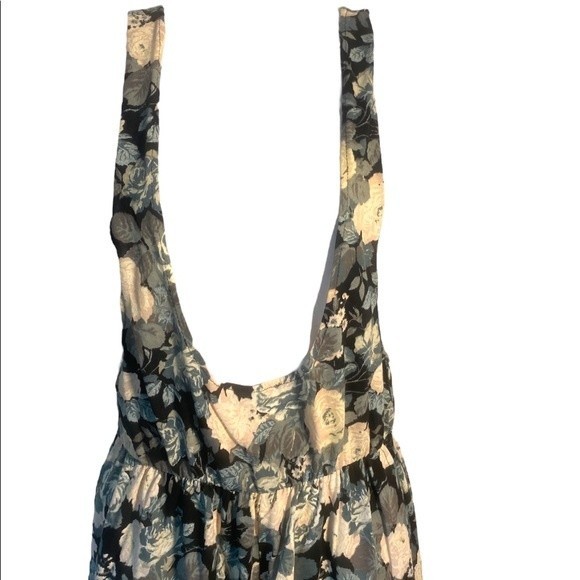 Vintage 80’s Sheryl Burnett Floral Print Jumpsuit Medium - Picture 2 of 6